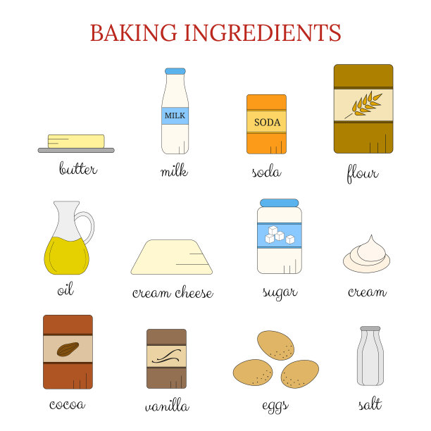 烹饪原料。图片下载