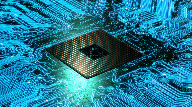 CPU。现代处理器。主板。图片下载