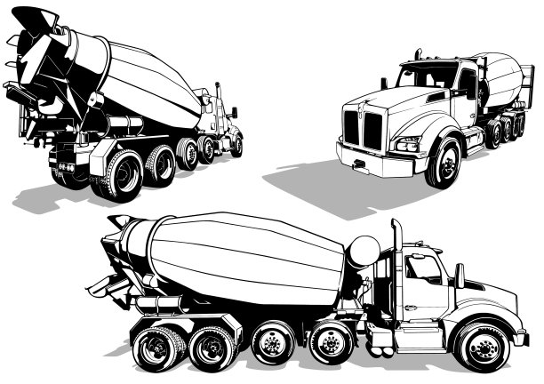 一套图纸与我们混凝土搅拌车图片下载