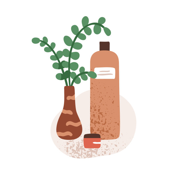 有机美容化妆品洗发啫喱图片下载