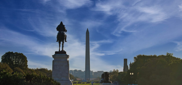 华盛顿纪念碑和国家广场图片下载