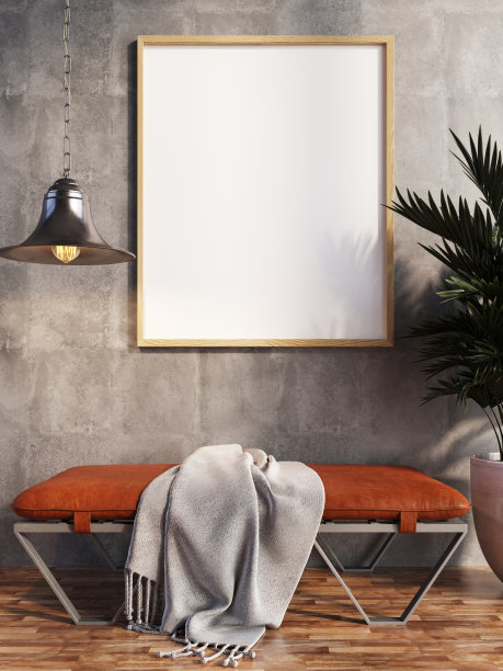 客厅内部的相框图片下载