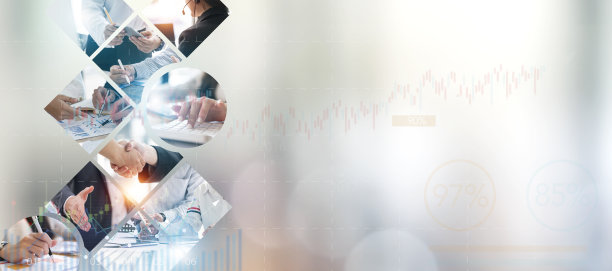 商业背景。业务结构分析和数据交换，招聘人力资源，团队合作，战略，技术和竞争。图片下载