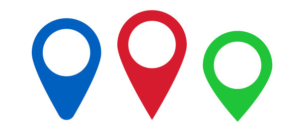 地图图钉图标集或地图上的位置显示图片下载