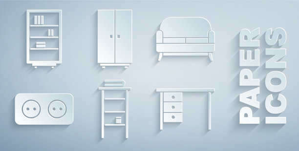 在浴室架子上设置毛巾、沙发架图片下载