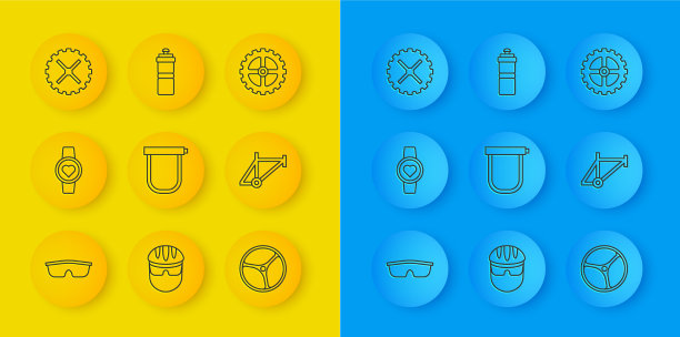 设定线运动自行车太阳镜智能手表图片下载