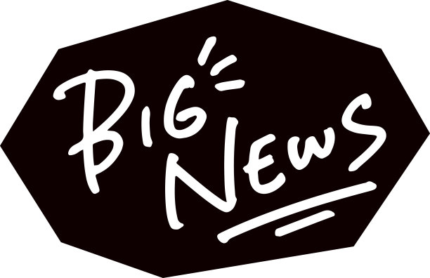 像贴纸一样的大新闻图标。图片下载