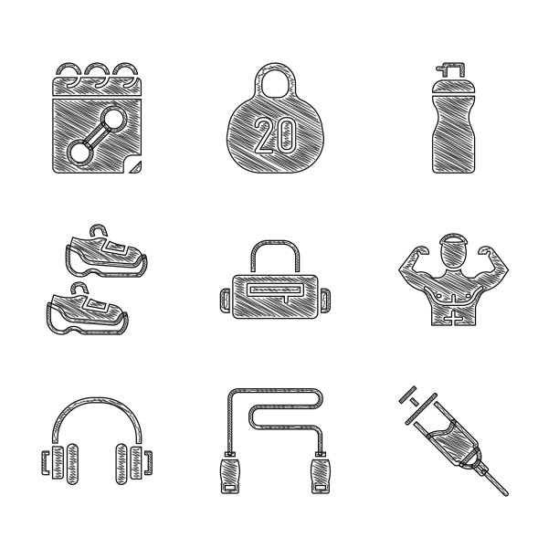 设置运动包跳绳注射器图片下载