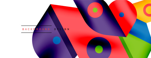 创意明亮的几何墙纸最小图片下载