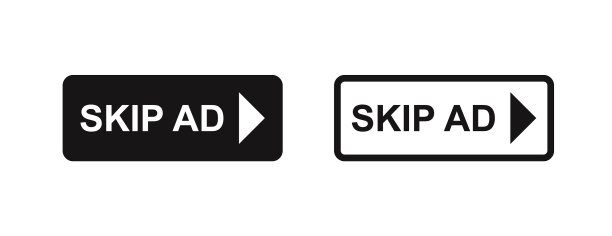 跳过AD按钮有一个箭头图标到图片下载