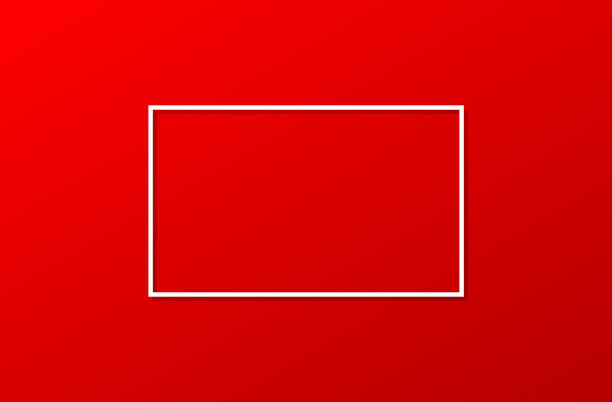 空白的红色背景与白色的框架图片下载