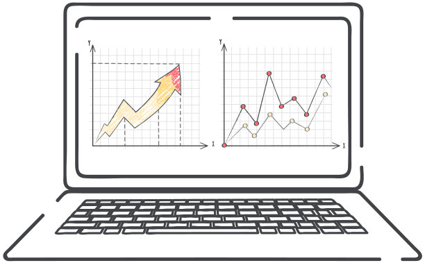 数据分析研究统计概念图片下载