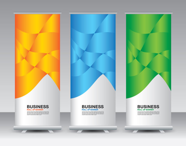 商业卷旗设置-卷旗设计图片下载