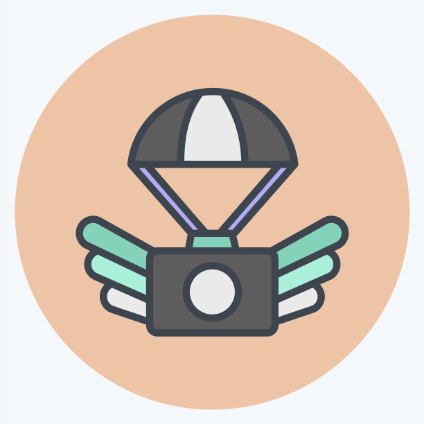 适合航拍艺术标志图标图片下载