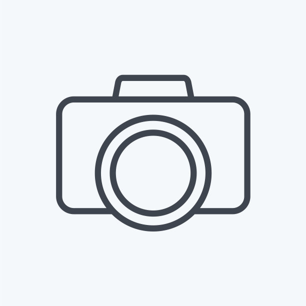 图标相机适合艺术符号线条风格图片下载