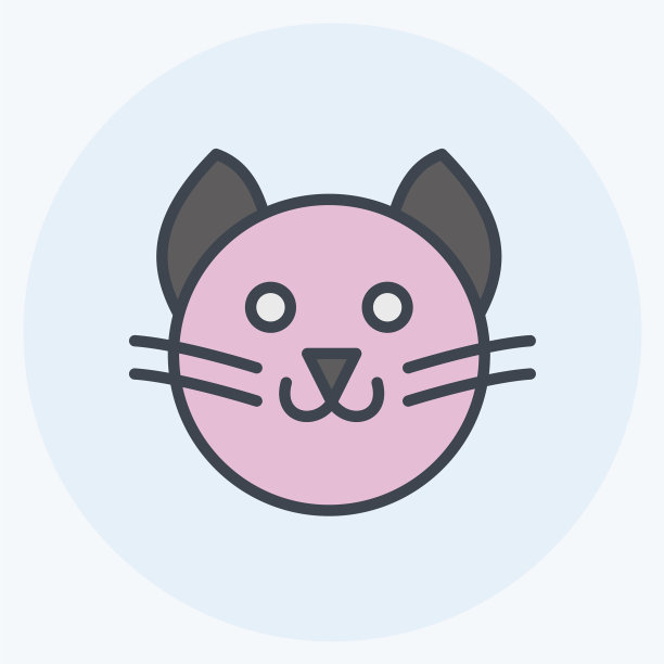 图标宠物照片适合艺术符号的颜色图片下载