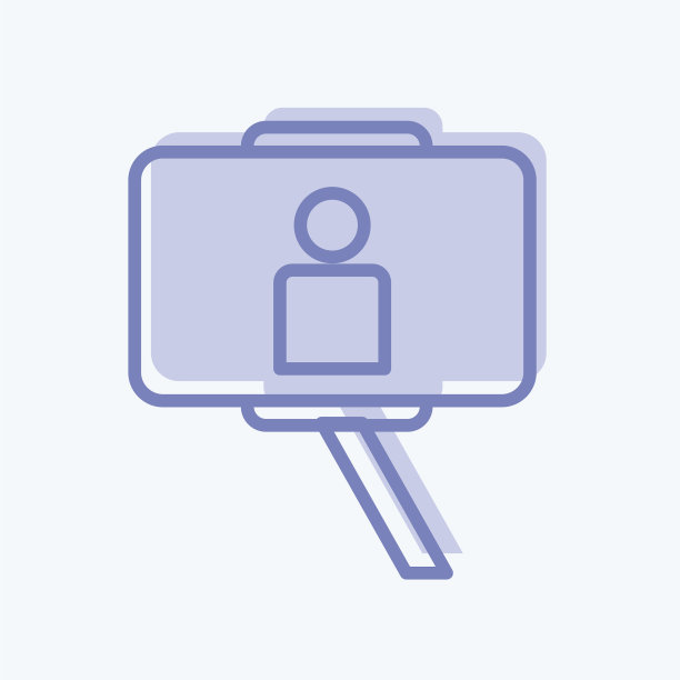 图标自拍适合艺术符号两种色调图片下载