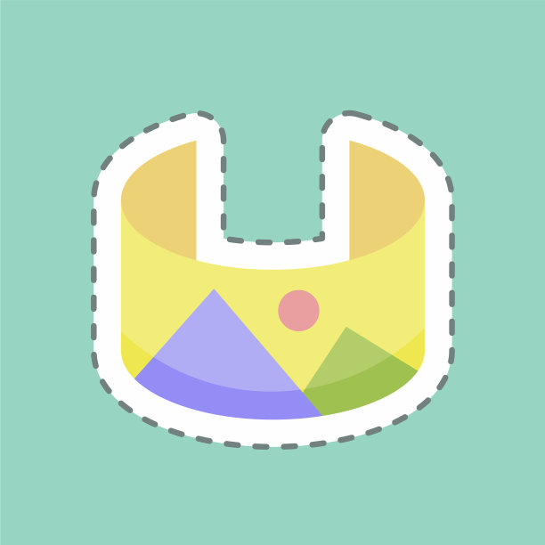 贴纸线切割全景适合艺术图片下载