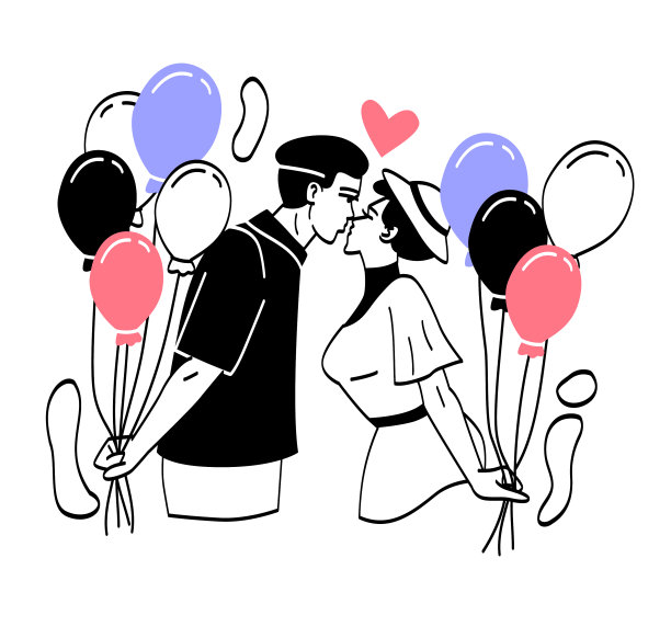 年轻的浪漫情侣图片下载