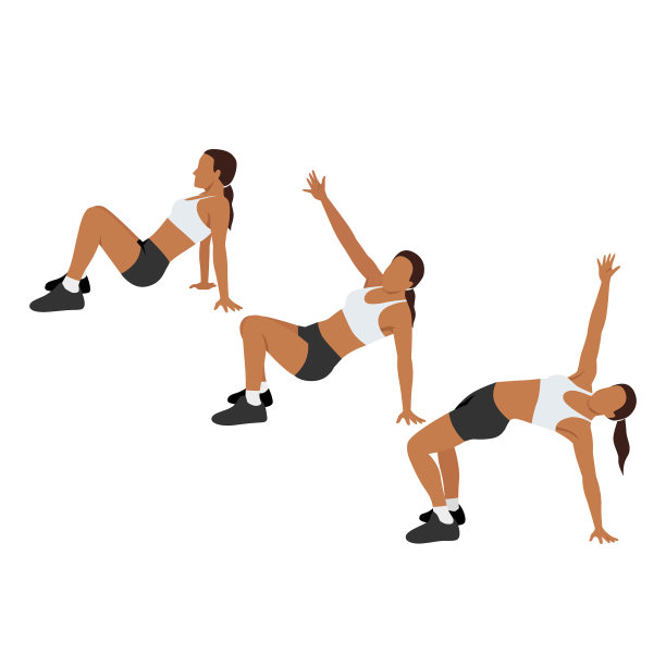 女子在做桥牌和扭动运动图片下载