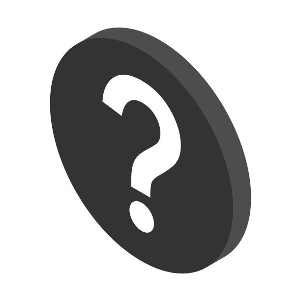问题等距图标标记，帮助或问气泡图形符号，网络常见问题矢量插图图片下载