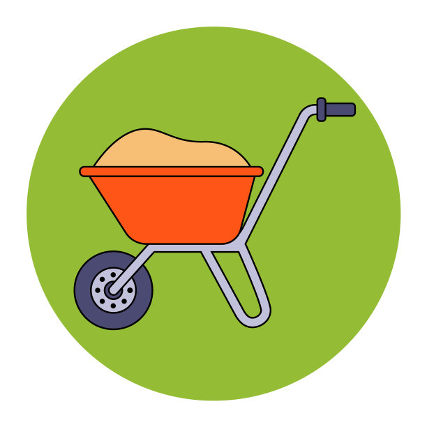 建筑用独轮运沙车图片下载