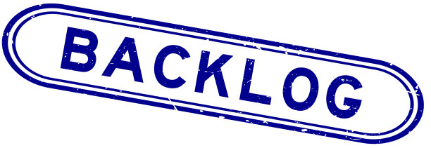 垃圾蓝色积压字橡胶印章印章上图片下载