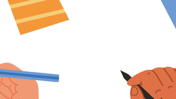 书写手臂孤立集集合图片下载