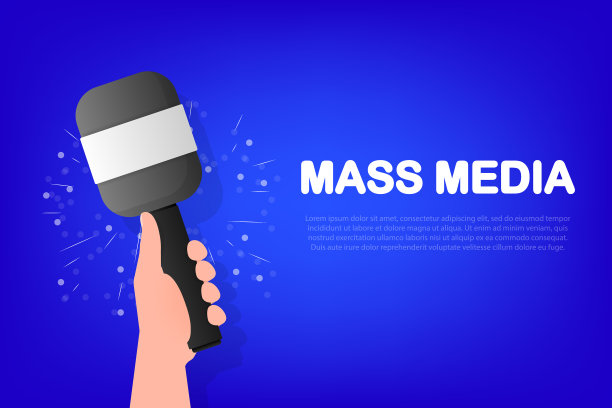 平面信息图与大众媒体等距图片下载