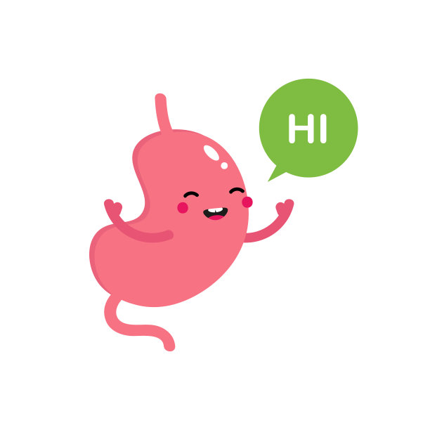可爱的肚子说你好你好图片下载