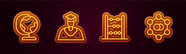 定线地球地球仪毕业和毕业帽图片下载