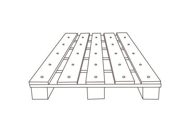 单色木托盘的存储单位图片下载