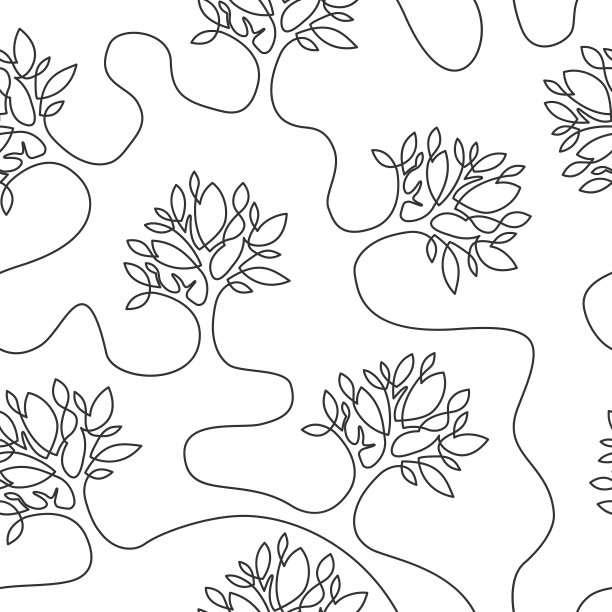 树一线无缝图片下载