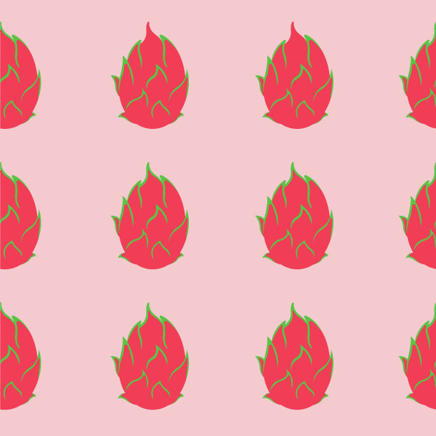 无缝龙果图案适合图片下载