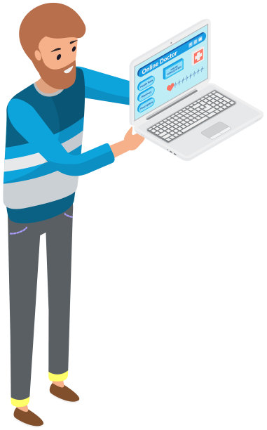 在线医生现代医疗应用图片下载