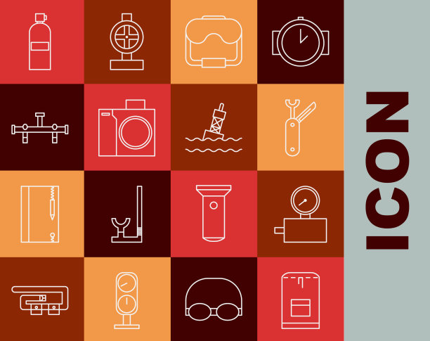 Set line背包轨距刻度瑞士军刀图片下载