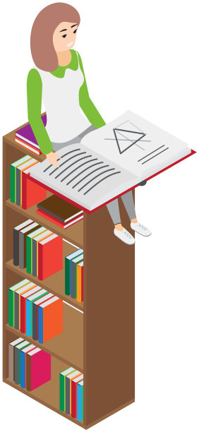自学成才的女孩读书读书，收获读书图片下载