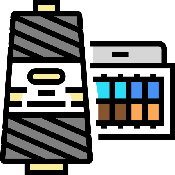 螺纹附件颜色图标图片下载