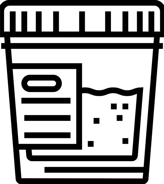 尿液药检线图标图片下载