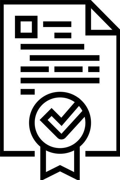 文档质量线条图标图片下载