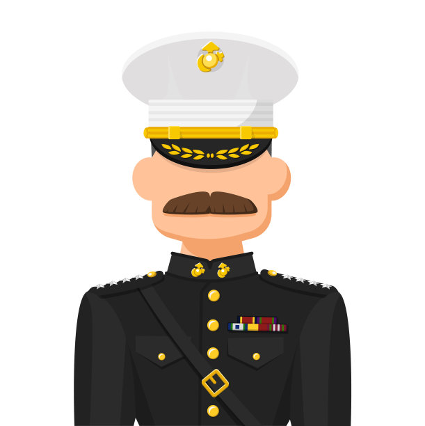 美国海军陆战队指挥官在简单的公寓图片下载