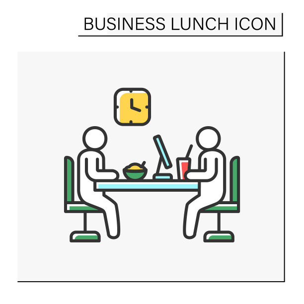 会议彩色图标图片下载