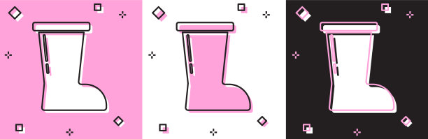 设置防水橡胶开机图标孤立在粉红色图片下载