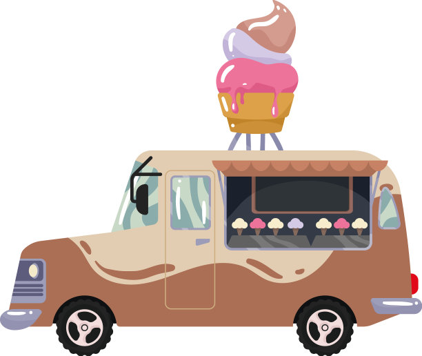 餐车冰淇淋图片下载