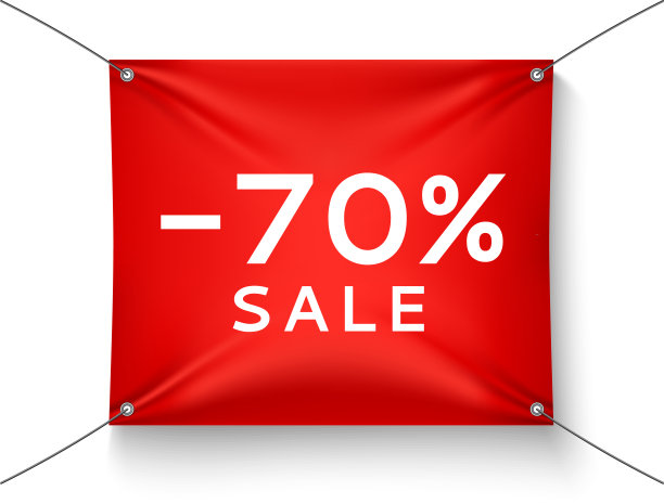 纺织折扣横幅。向量组图片下载