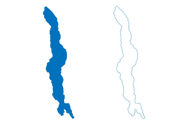 马拉维湖(坦桑尼亚，非洲，非洲五大湖)地图矢量插图，涂鸦素描湖尼亚萨或拉戈尼亚萨地图图片下载