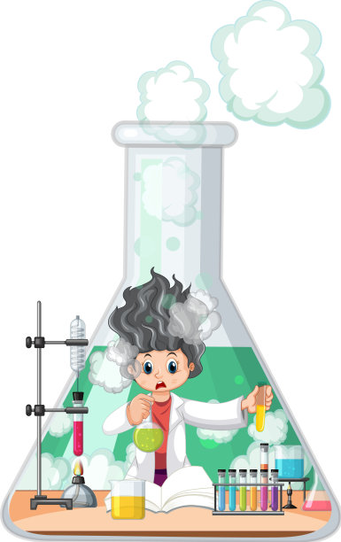 一位科学家在试管中做实验图片下载