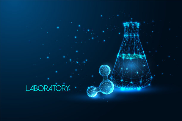 具有未来主义的科学研究理念图片下载