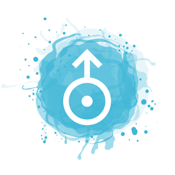 天王星行星符号白色标志上图片下载