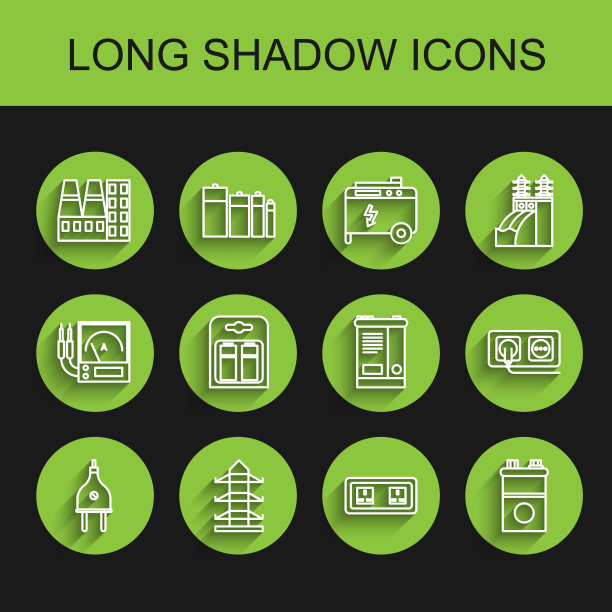 设置线路用电插头高压电杆图片下载